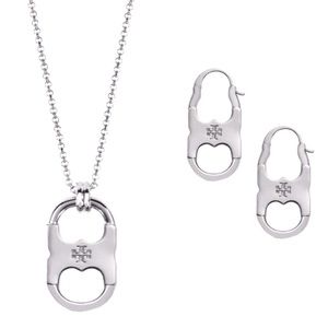 TORY BURCH • Silver Gemini Link Set